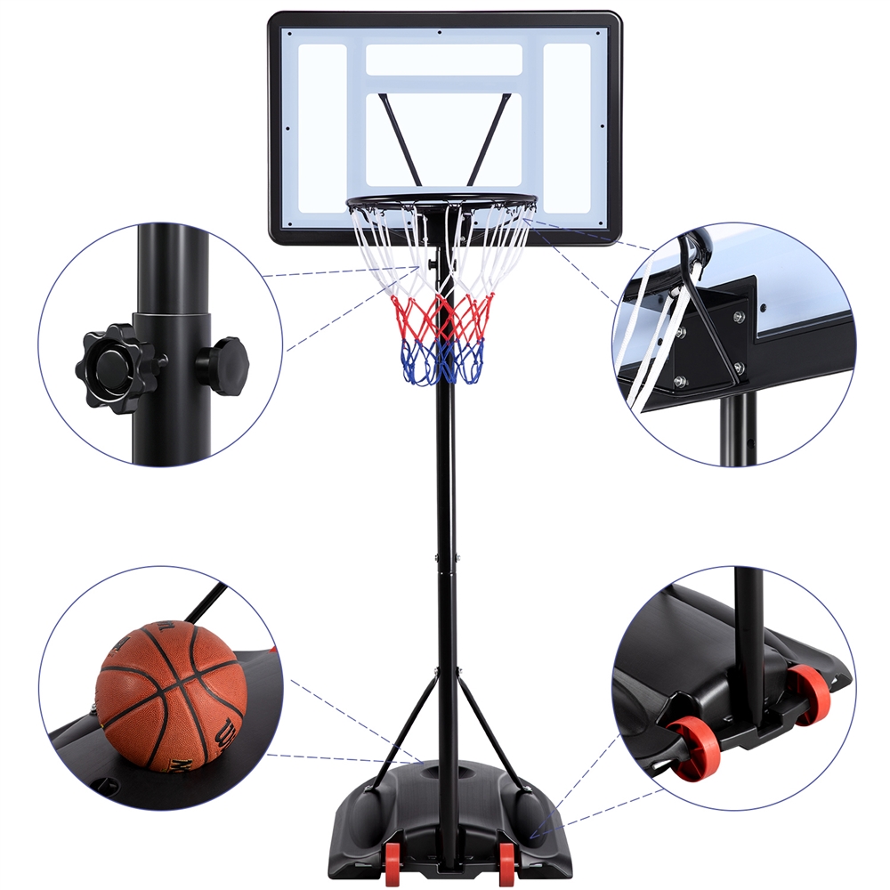 Costoffs Adjustable Height Basketball Hoop System