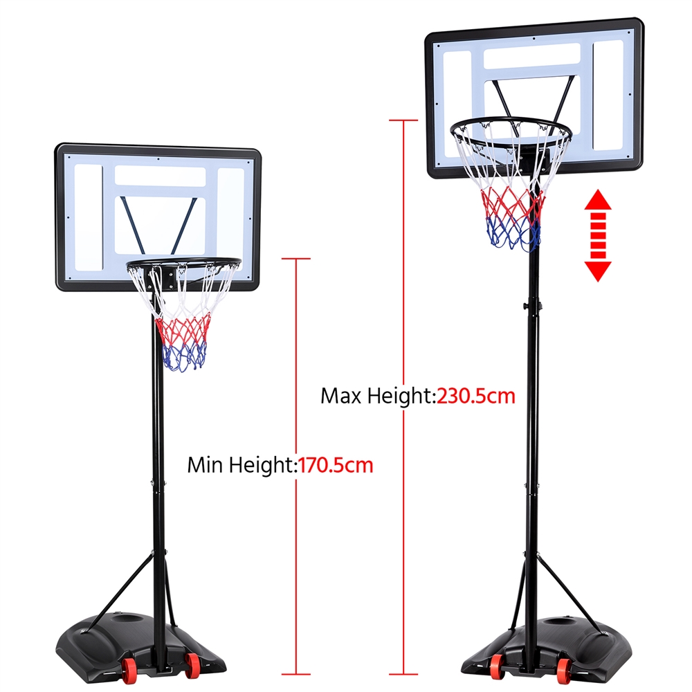 Costoffs Adjustable Height Basketball Hoop System