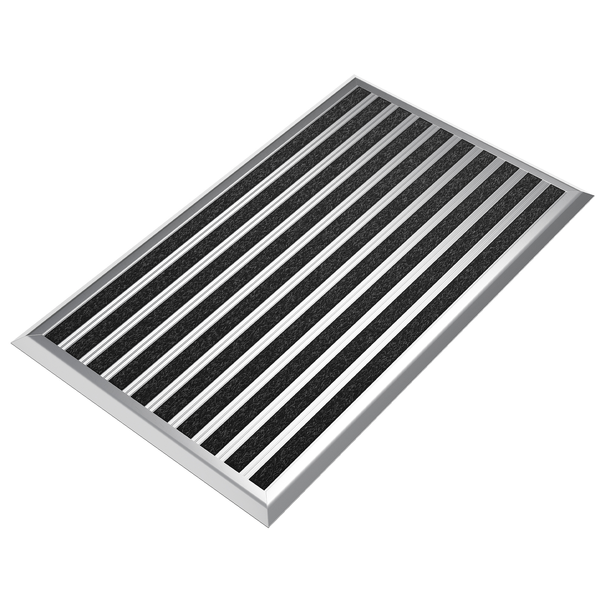 West&east Outdoor Doormat, Outdoor Foot Mat, Aluminum Door Mat Outdoor, Outdoor Foot Scraper, Shoe Scraper With Polypropylene Fibers, Outdoor Door Mat Weatherproof