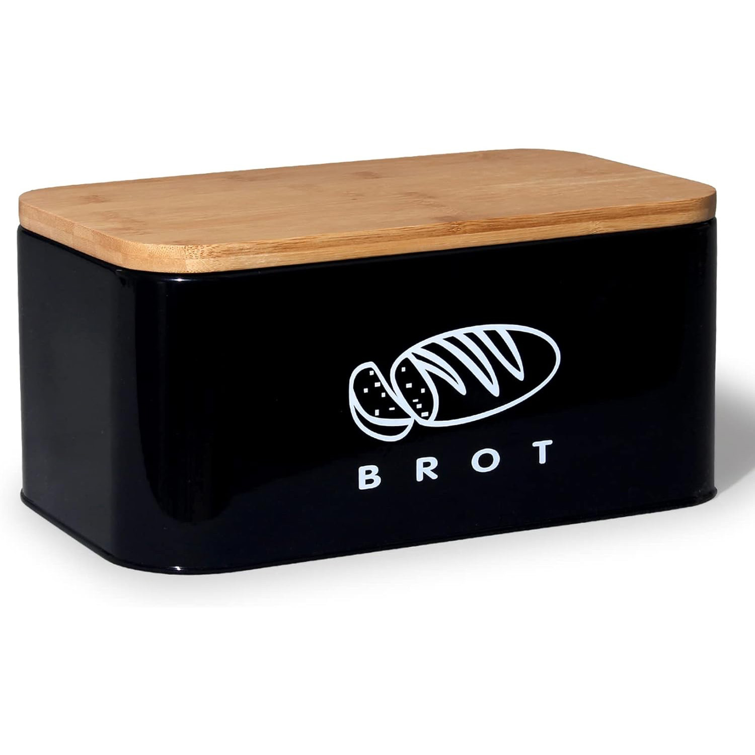 E-shop Brotkästen mit Deckel, Brotkasten, Brotbox, Brot-Aufbewahrungsbehälter, 30 x 18 x14 cm