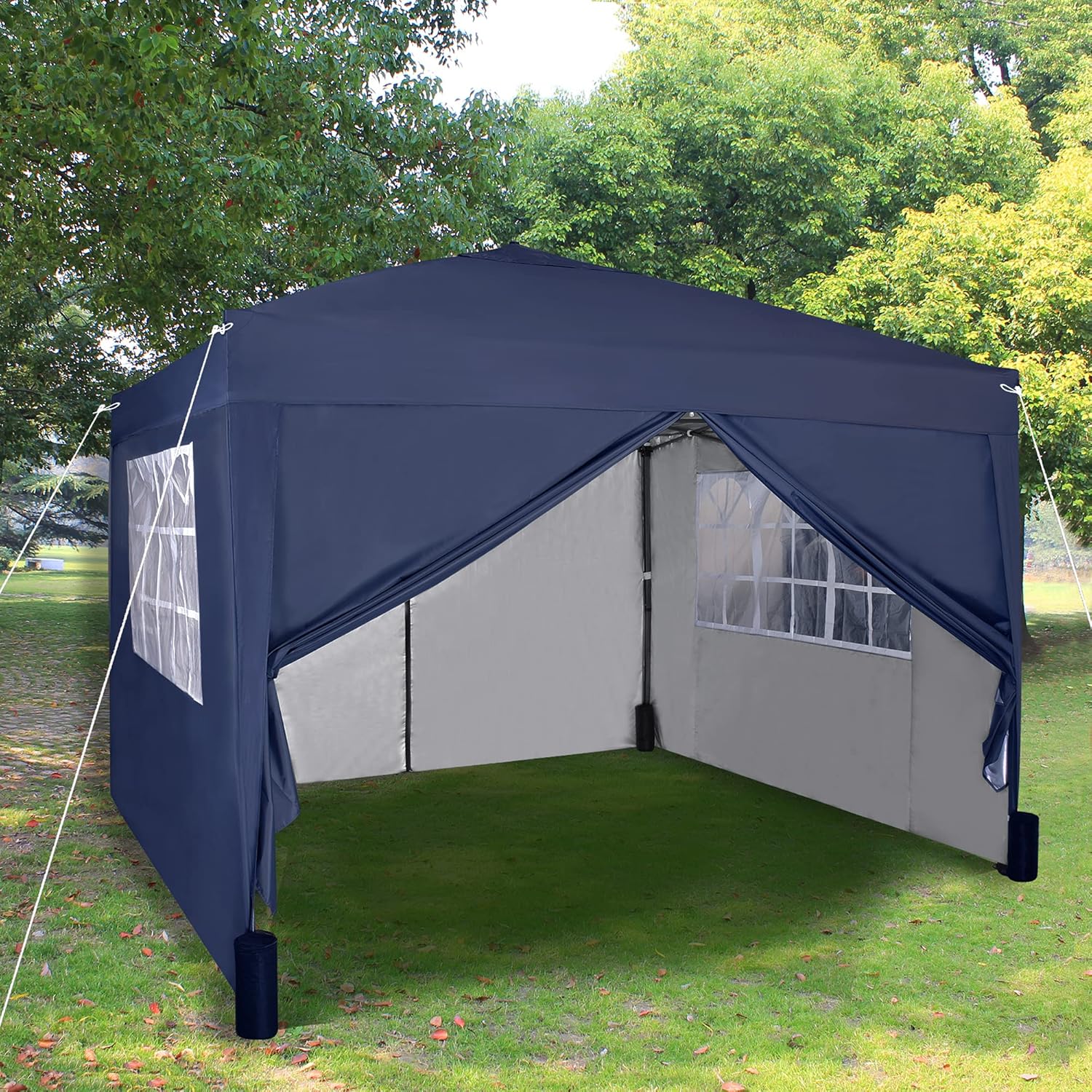Image of 3x3 Meter Folding , Party Tent, Festival Tent, , Shade Provider With Accessories And 4 Removable Sides In From