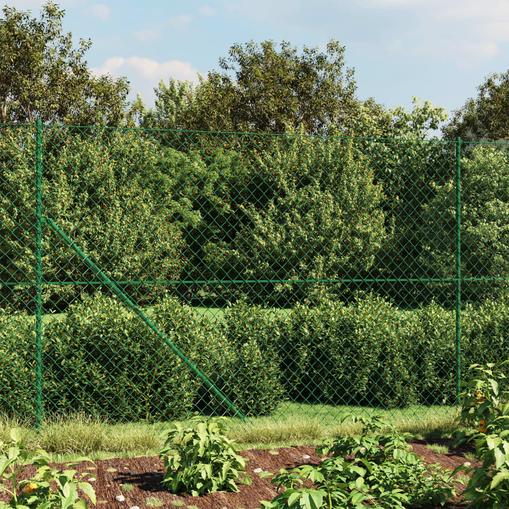 

Clôture en chaîne verte de 1,6x10 m