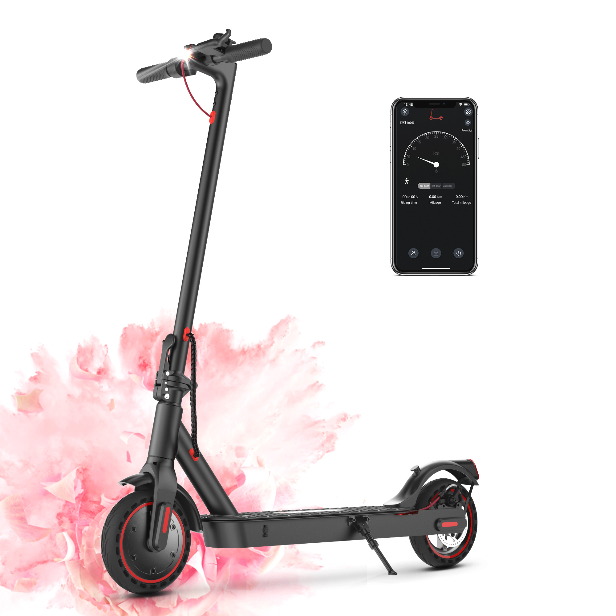 iScooter i9 350W Scooter pour adultes 7,5Ah 25km/h Scooter électrique pliable 8,5 pouces avec pneu en nid d'abeille