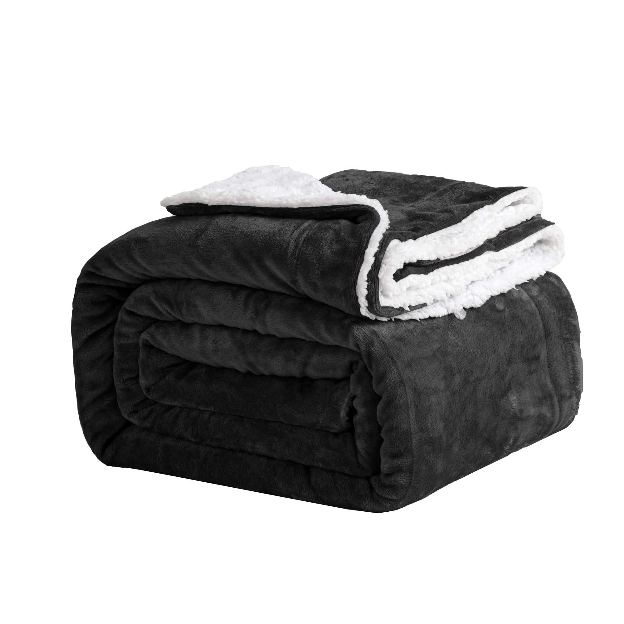 

Bed Throw Blanket 130x150cm Sherpa Flannel Blankets Fleece Fluffy Throw Lightweight Microfiber Solid For Sofa