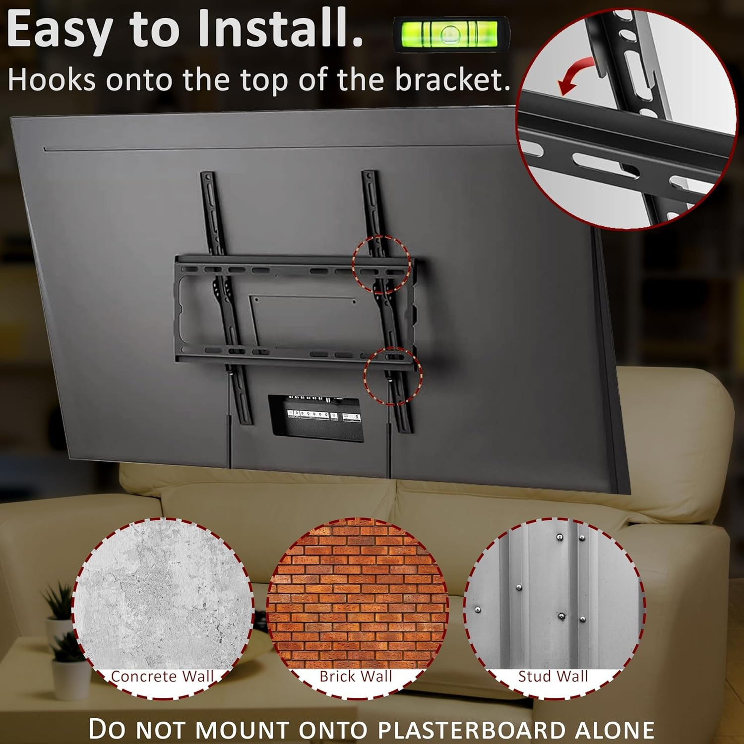 Ultra Slim TV Wall Bracket for 32-70 Inch Screens