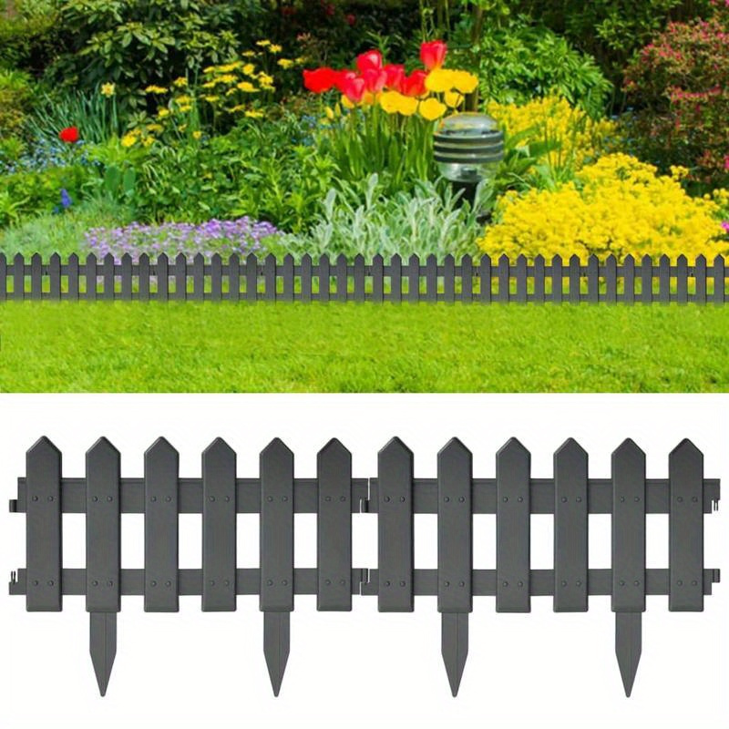 

25 Pieces Of 10 M Pp Lawn Edging. With Garden Edging Strips You Can Easily Define The Borders Of Your Vegetable Or Flower Beds.