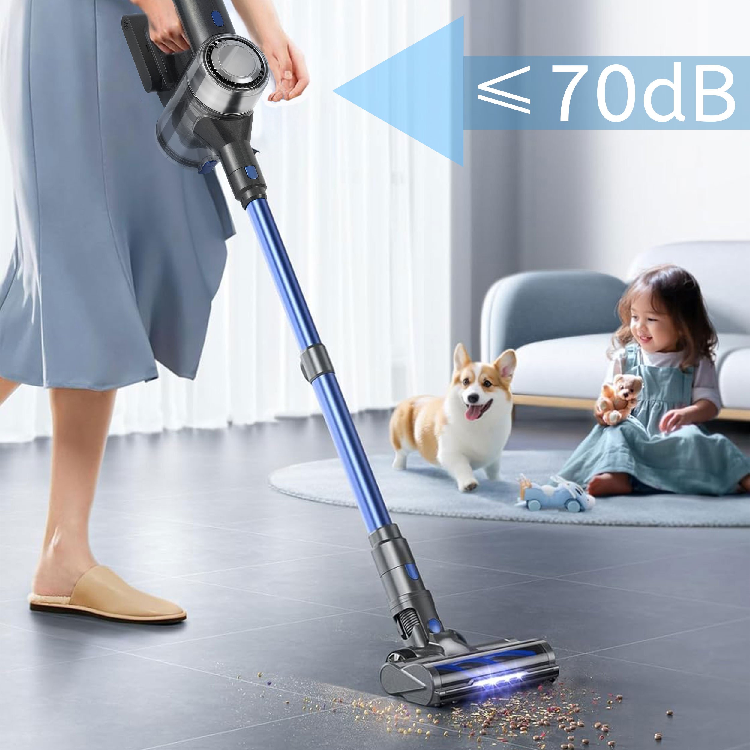 

Cleaner Cleaner 38000pa Cordless Vacuum Cleaner, High 380.00 W, , High , Up To 60 Min Running Time, For All Floor Types