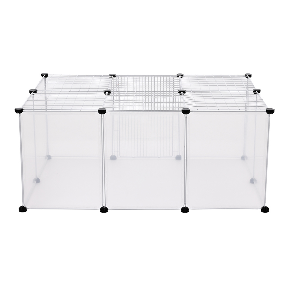 Pet Playpen with Door, 18 Panels for Small Animals