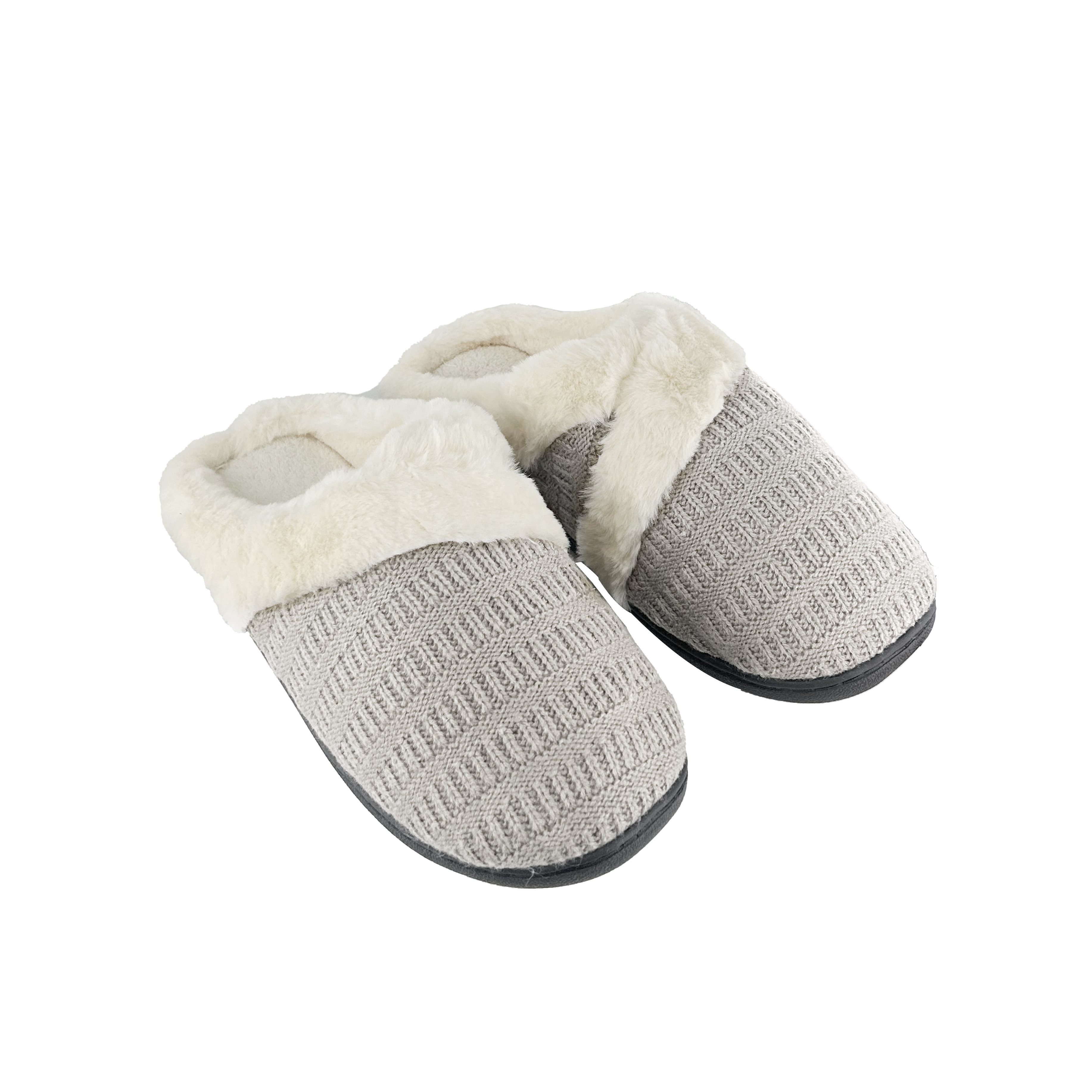 Men's Winter Slippers, With Faux Fur And Non-slip Sole, Warm And Comfortable For Home And Outdoors (cod. 4510)