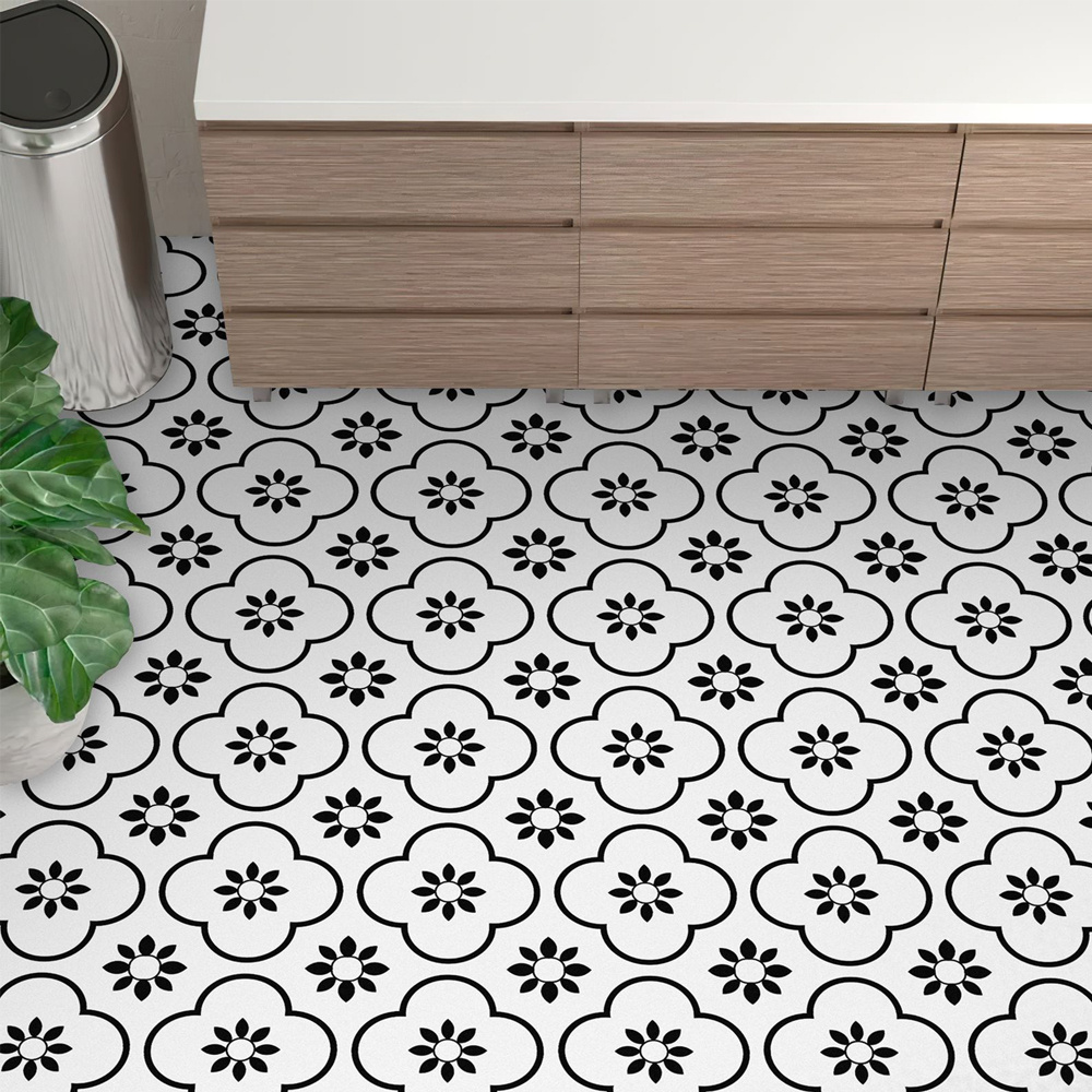 TEMU Pack Of 10pcs Vinyl Flooring Self Adhesive Floor Tiles Sticker Peel And Stick Vinyl Flooring Planks For Rooms Bathroom Floor, 30x30cm