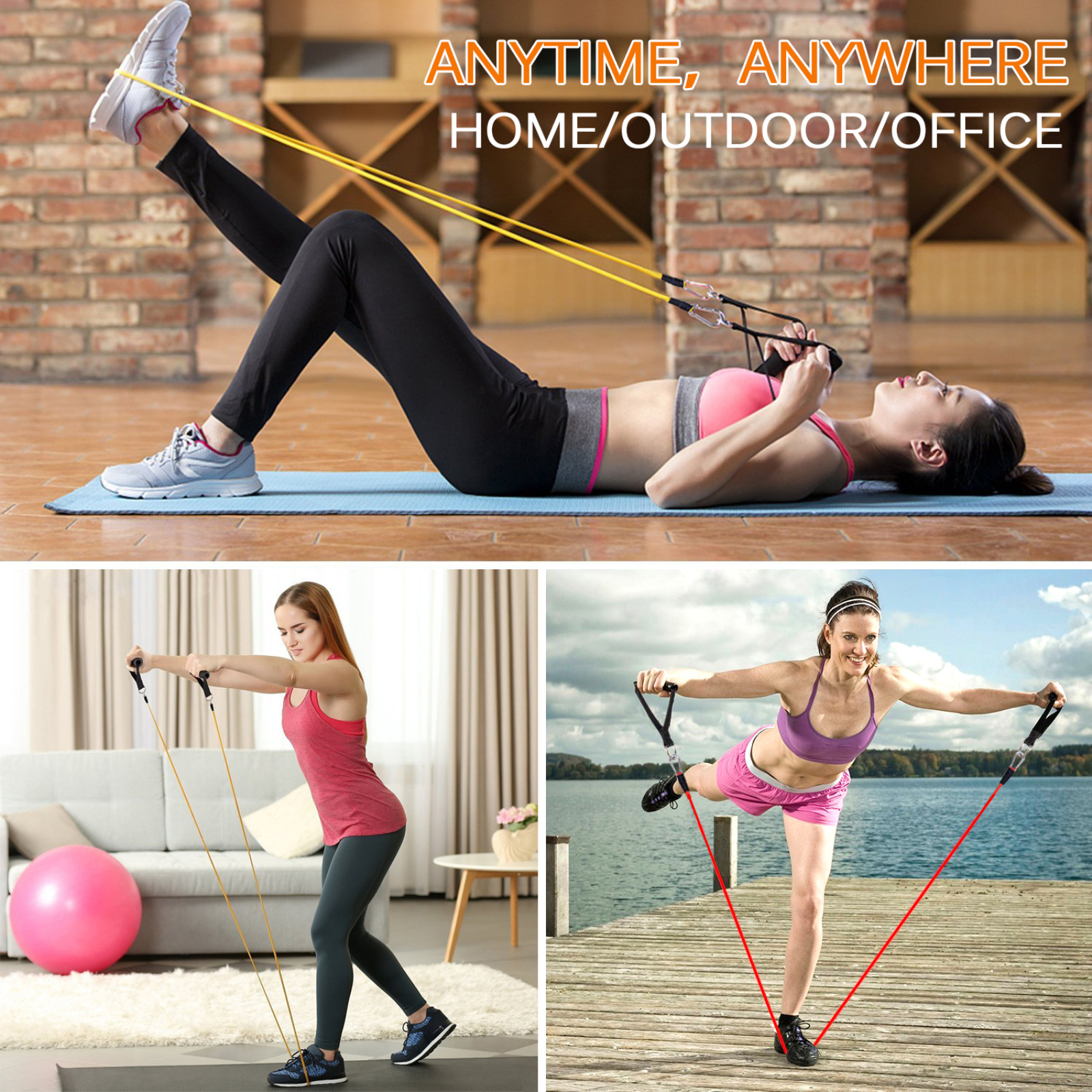 11pcs Multi-Functional Upper Body Exercise Kit