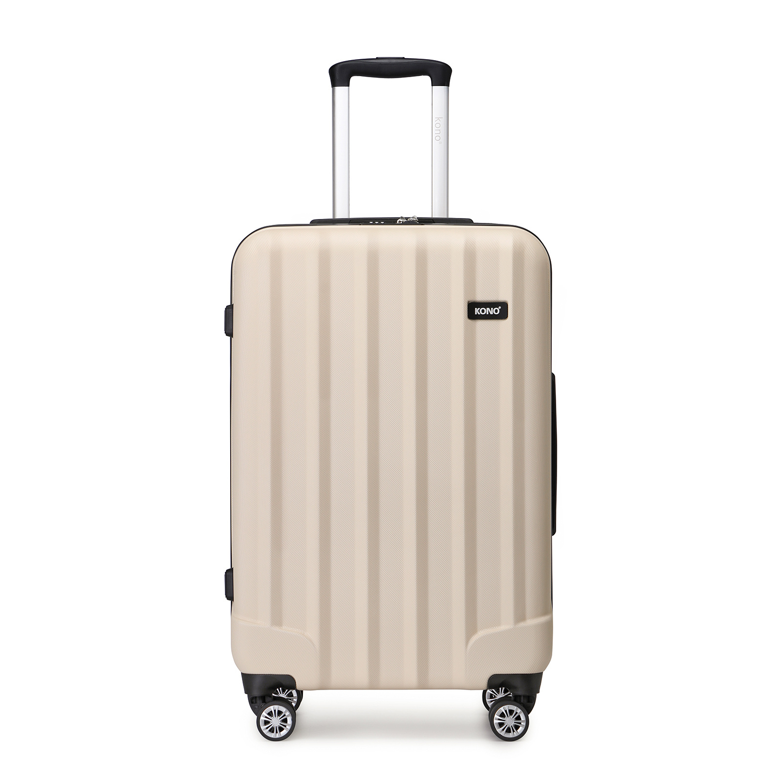 Image of 1pcs Of Hard Shell Luggage Lightweight Abs Travel Suitcase Wheeled Suitcase 4 Wheels