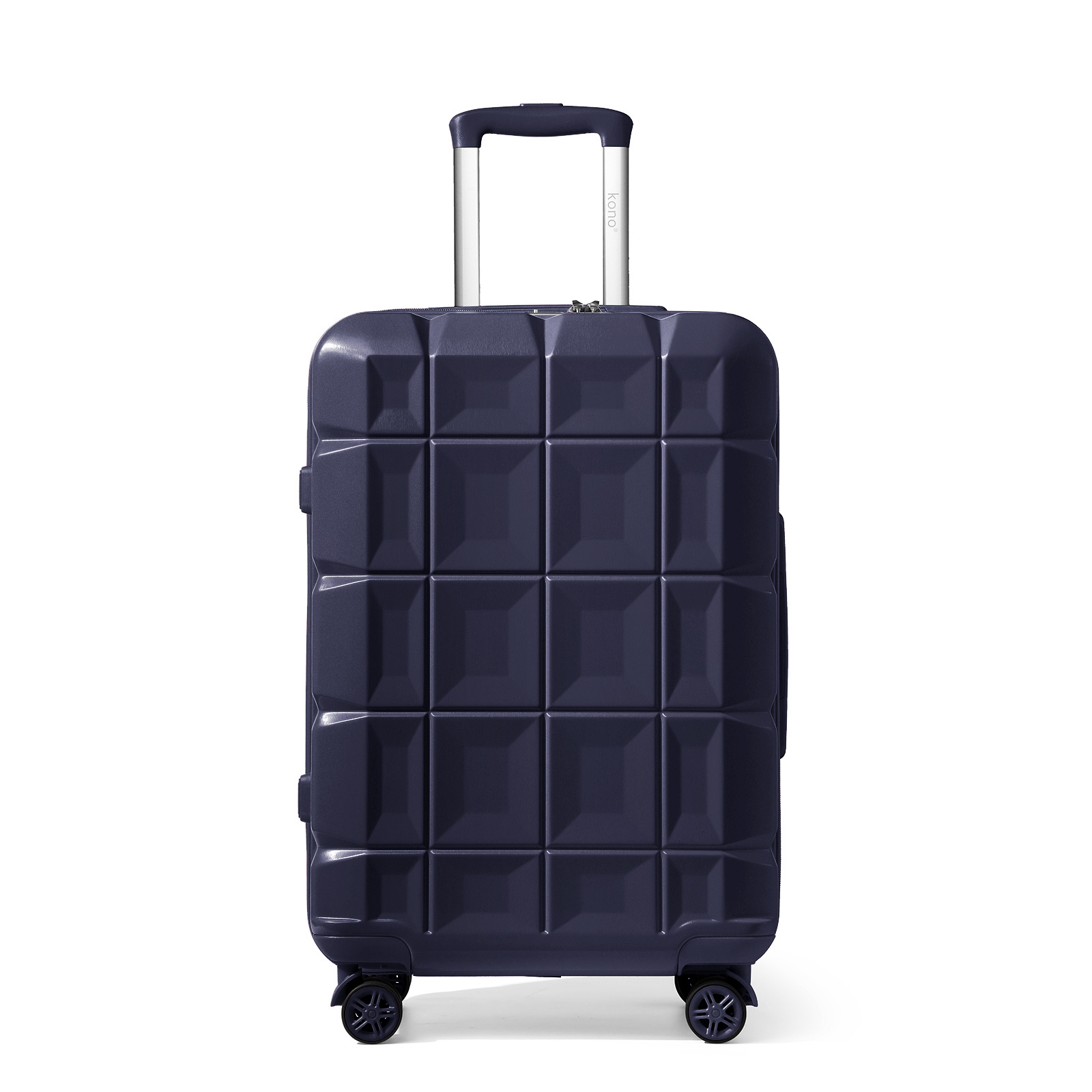 1pc Of 62cm*43cm*26cm Carry On Cabin Luggage Lightweight Abs Hard Shell Travel Suitcase Trolley With And 4 Spinner Wheels Back To School Holiday Gift