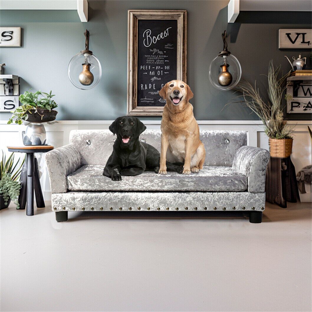 Image of Modern Pet Sofa Orthopedic Dog Beds For Large Or Medium Dogs In Memory Foam Mattress With Removable And Washable Cover