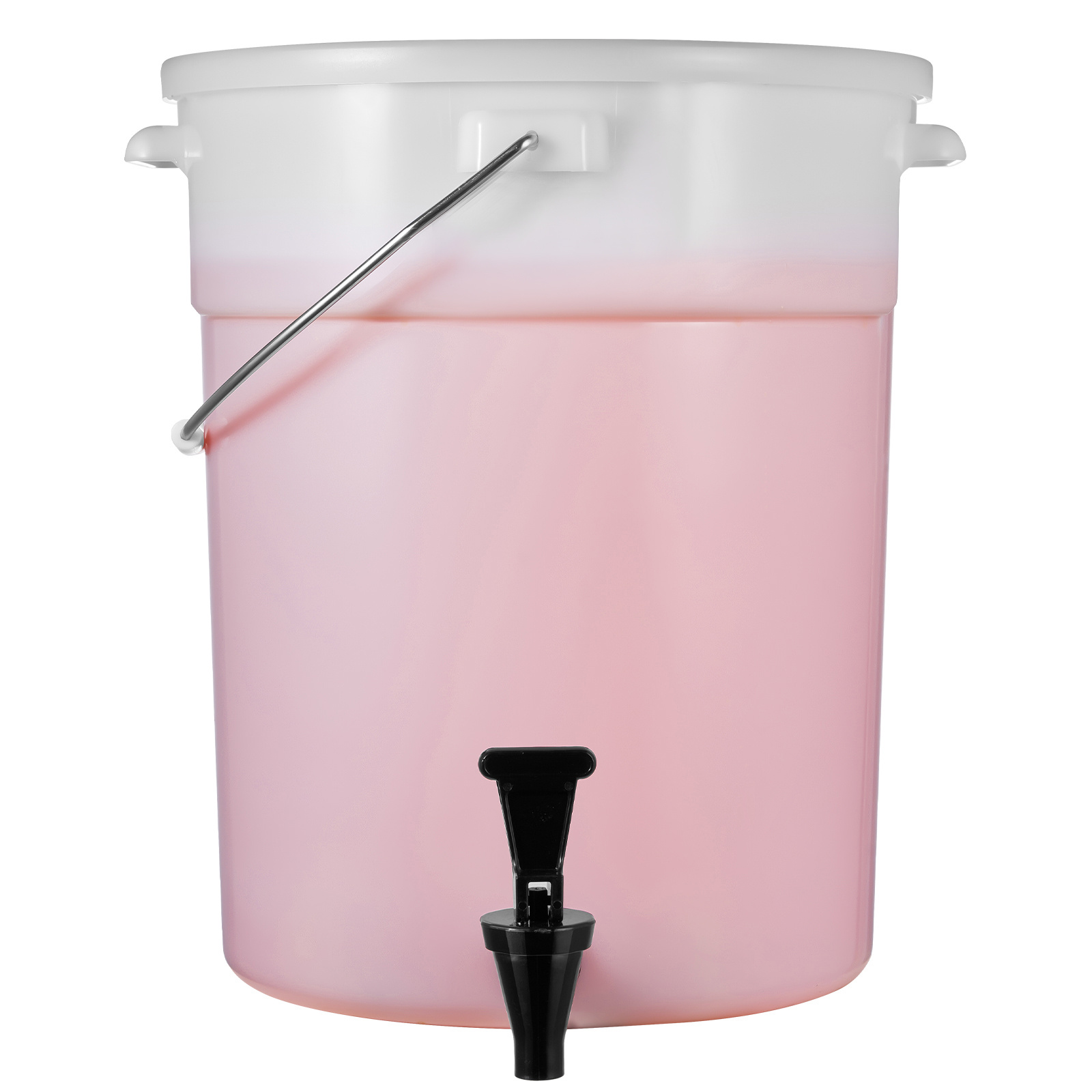 Vevor Beverage Dispenser, 5 Gallon Drink Dispensers For Parties, Plastic Juice Dispenser With Spigot And Lid, Iced Tea Lemonade Juice Water Dispenser, For Restaurants, Hotels, Parties