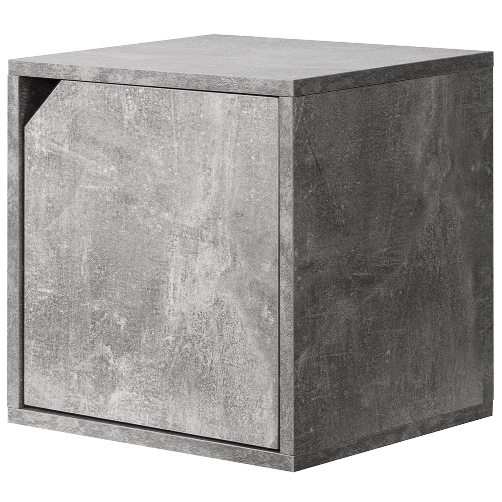 TEMU Shally Dogan Mensola da Muro con 1 Anta, Pensile a Parete, Scaffale per Cucina, Bagno, Ufficio, Mobile Sospeso 35 x 35 cm Versatile in Legno,