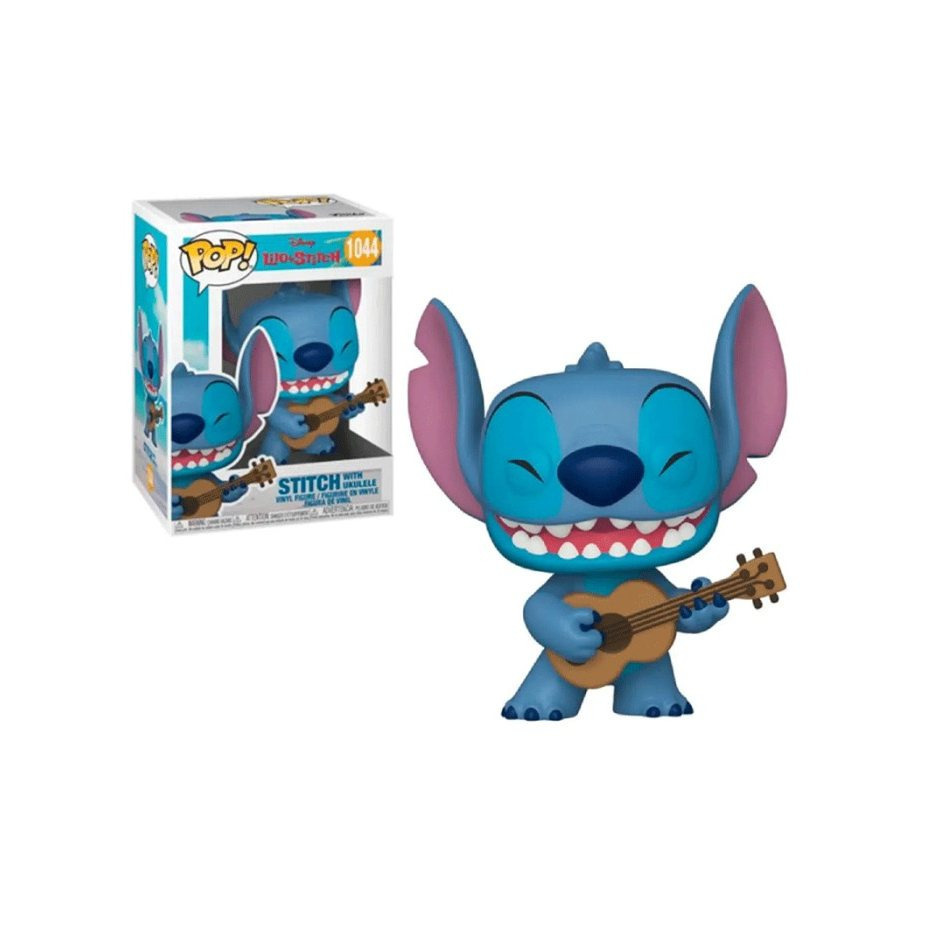 Funko Pop Stitch Con Ukelele (1044) Figura 9,5 Cm - Imagen 4