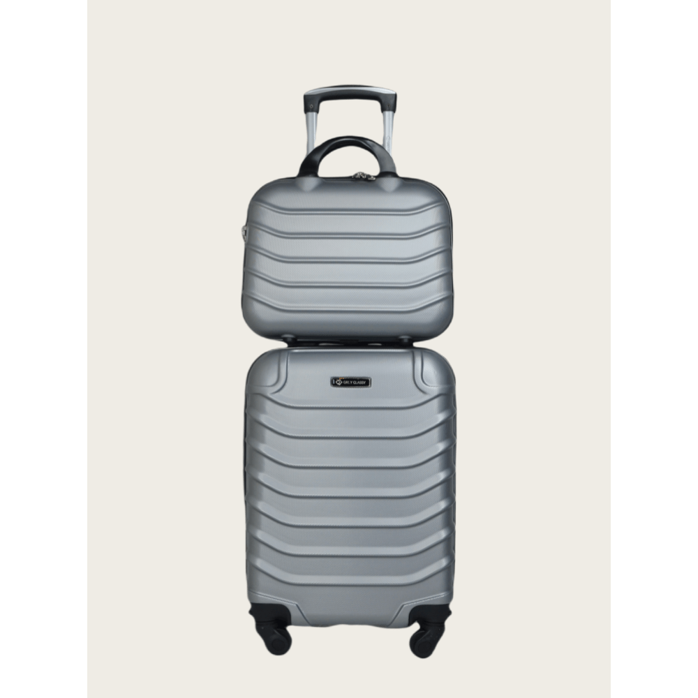 TEMU Suitcase Set, Abs Plastic Carry-on Luggage, Cabin Luggage, Combination Lock, Detachable Wheels, Beauty In Lightweight Abs, Fast Shipping