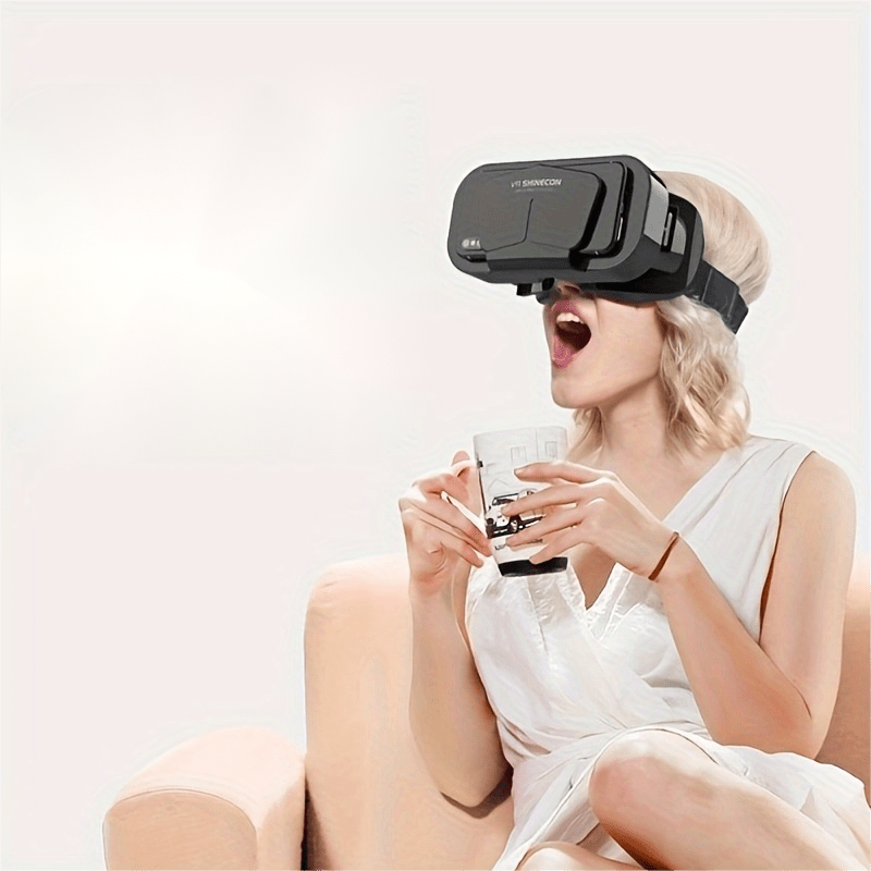TEMU 3d Vr Headset Glasses Smart Gaming For Watching Glasses