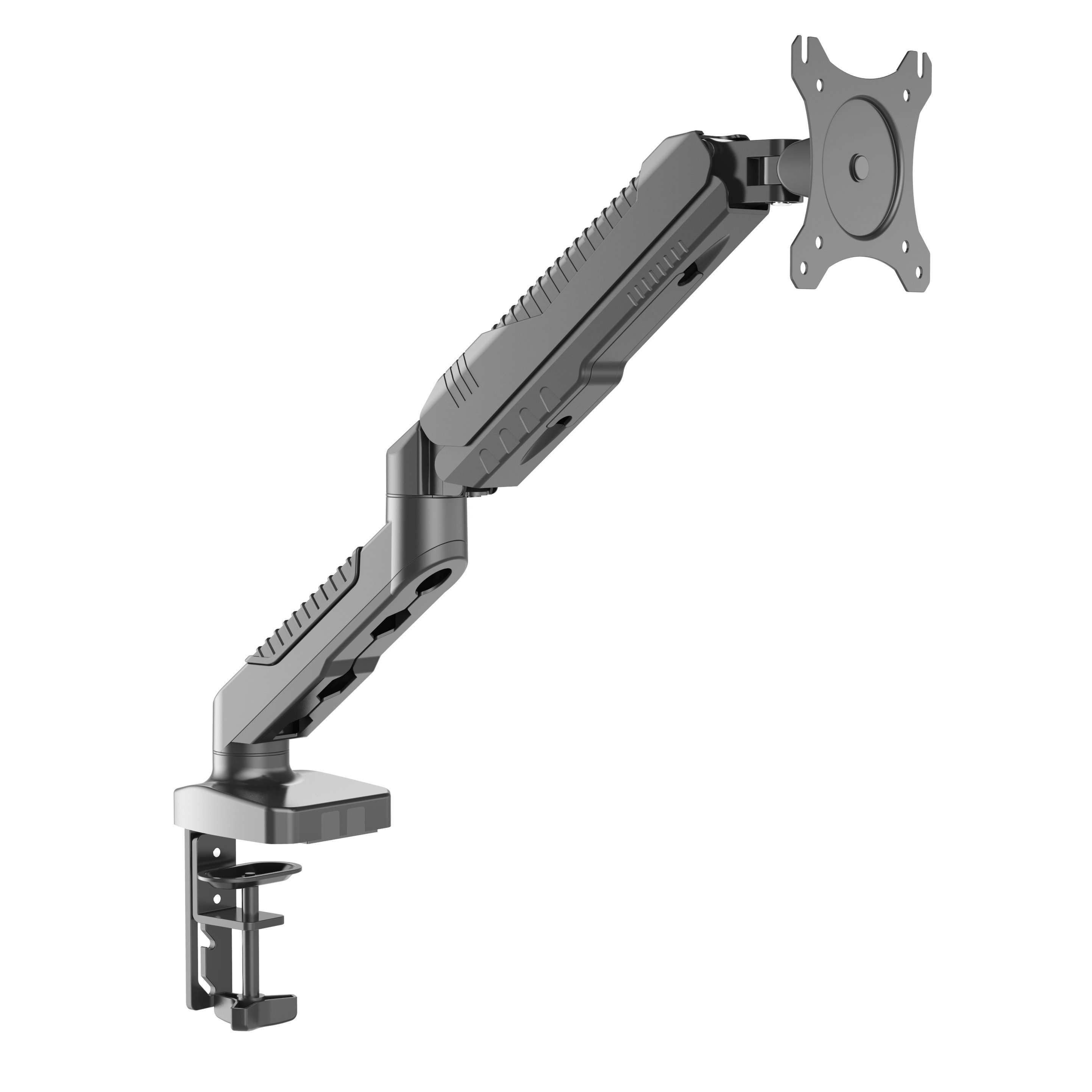 Hftek Monitor Arm Desk Mount For Screens 15 To 34 Inches (6.5 Kg) With Vesa 75/100 Hf12gmcb