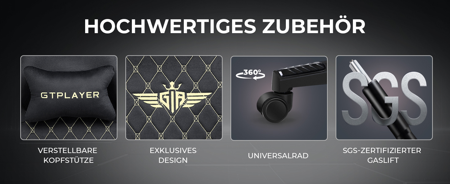 Gaming Stof Gaming Stoel Ergonomische Bureaustoel PC Stoel, 150Kg Draagvermogen, Verstelbare en Draaibare Bureaustoel met Veer Zitkussen en Voetensteun