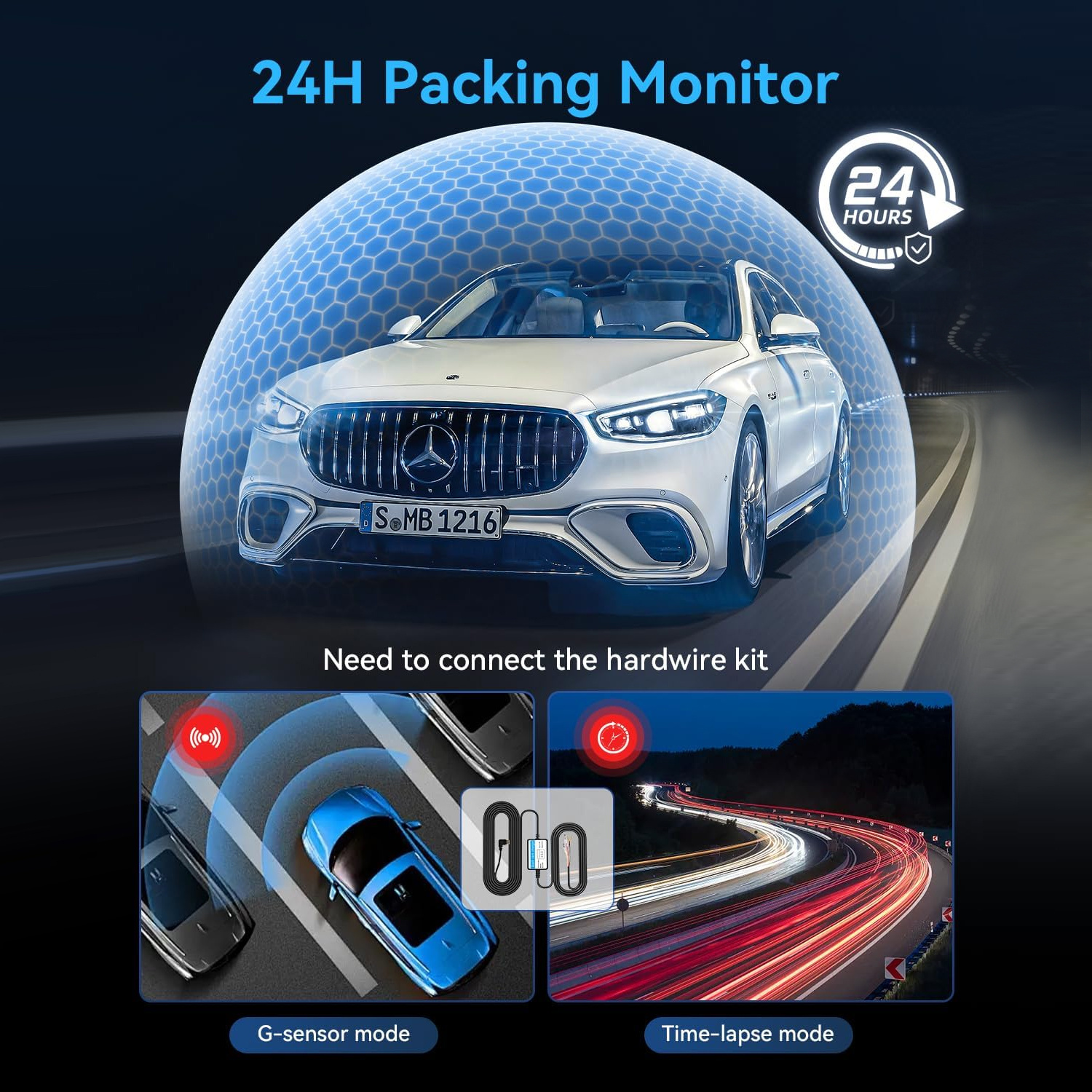 Dash Cam Front and Rear, Dual Car Camera with 32G SD Card 4''IPS Touch Screen, 1080P Dashboard Camera for Cars & Trucks, Rear Camera, WDR G-Sensor/Night Vision/Parking Monitor