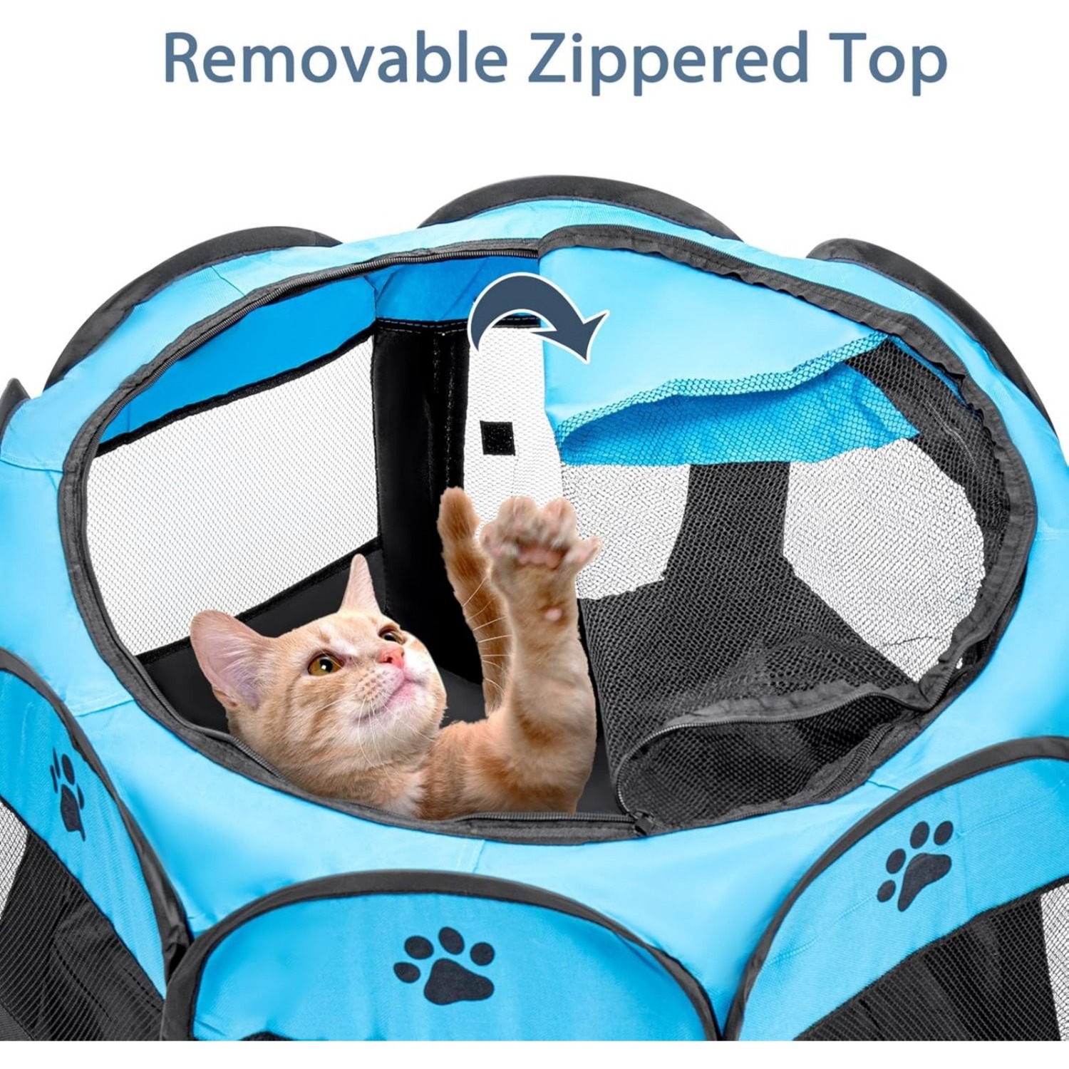 playpen portable pet playpen puppy playpen pet cage crate soft foldable pet indoor outdoor for rabbit hamster guinea pig details 22