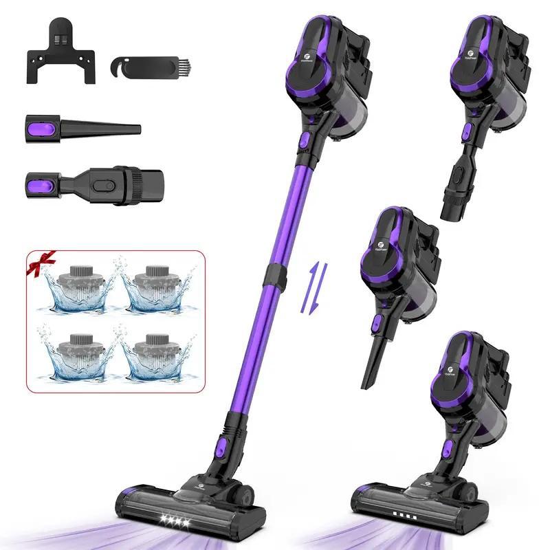 

Fixtfixer X6m Cordless Vacuum Cleaner, 350w/30kpa Powerful, Up To 55 Minutes, 0.9 Litre Dust Cup, 6 In 1 Lightweight Cordless Vacuum Cleaner For Hardwood Floors/carpets/pet Hair