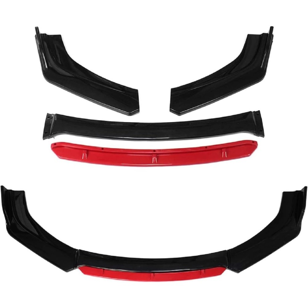 TEMU Car Front Bumper Lip Body Protection Front Diffuser Car Protector Trim Body Splitter Car Front Bumper