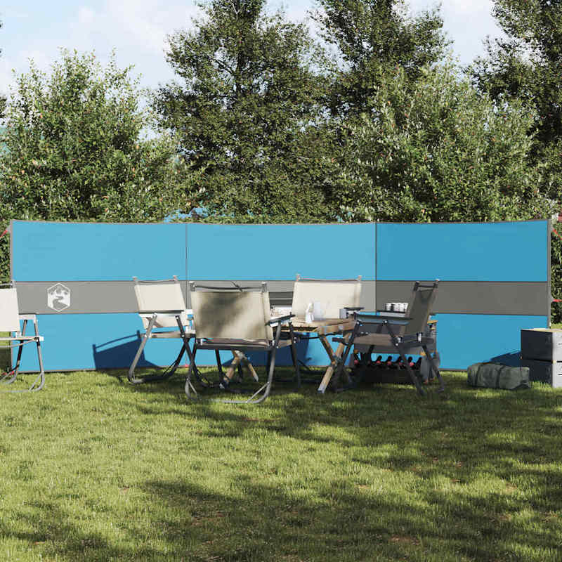 

Blue Waterproof Camping Windbreak 490x123 Cm