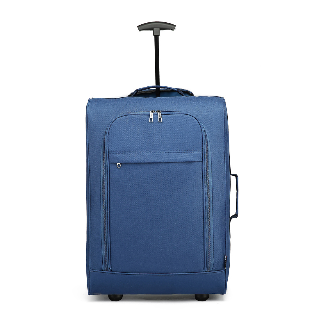 TEMU Valise à Main Légère Cabine Trolley, Étui Souple pour Petit Bagage de Cabine pour Avion Lufthansa Eurowings Ryanair, Valise à Roulettes en Tissu