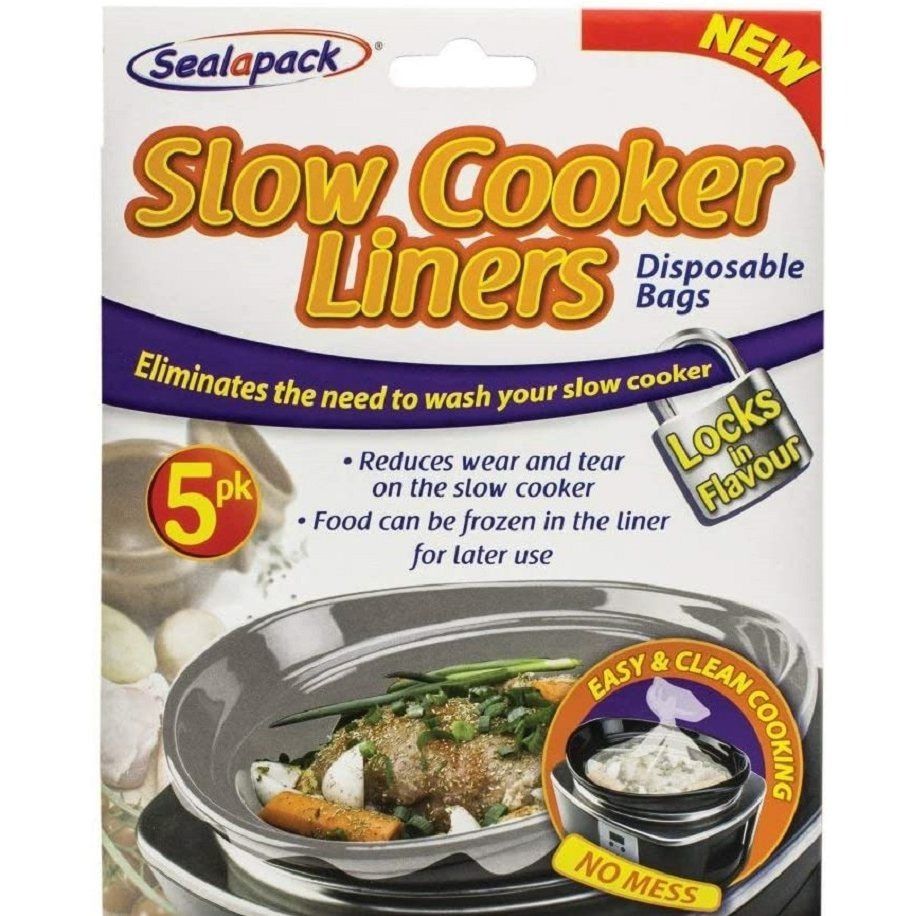 TEMU 5 X Slow Cooker Liners Cooking Bags Round & Oval For Cookers Disposable Bags New 5pc