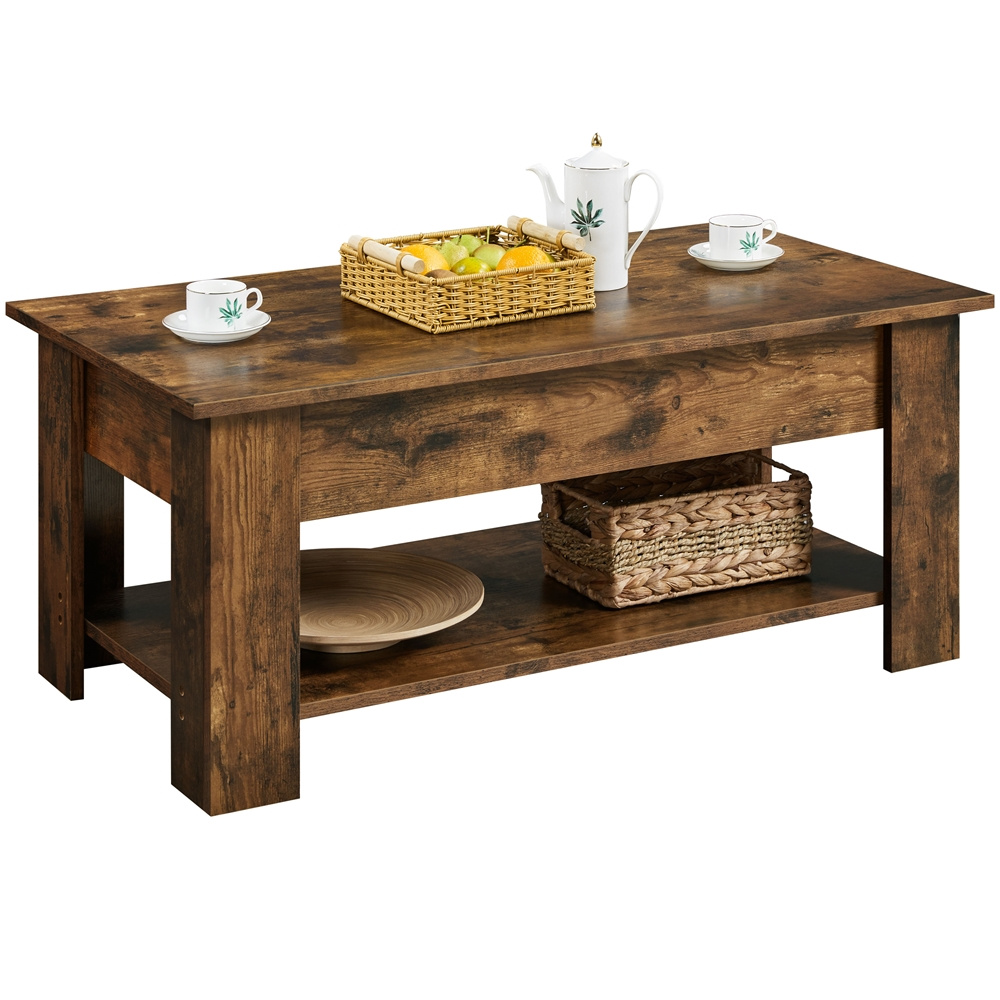 Costoffs Coffee Table with Storage, Lift Top Design