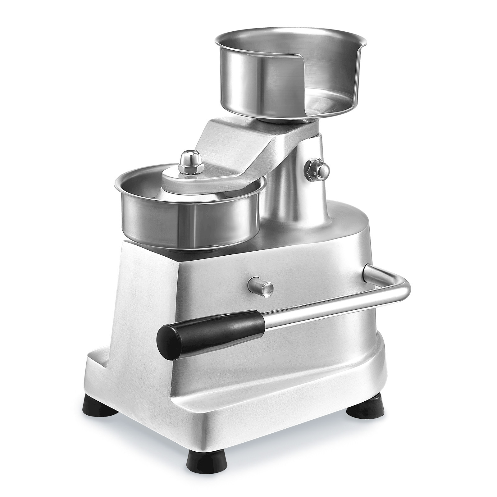 Image of Vevor Commercial Burger Patty Maker, 100mm/4inch Hamburger Beef Patty Maker, Heavy Duty Food-grade Stainless Steel Bowl Burger Press Machine, Kitchen Meat Processor With 1000pcs Patty Papers