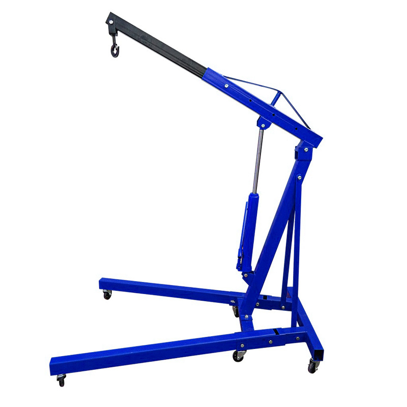 1 Ton Hydraulic Folding Engine Crane Hanger for Workshop Use