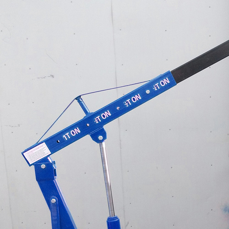 1 Ton Hydraulic Folding Engine Crane Hanger for Workshop Use