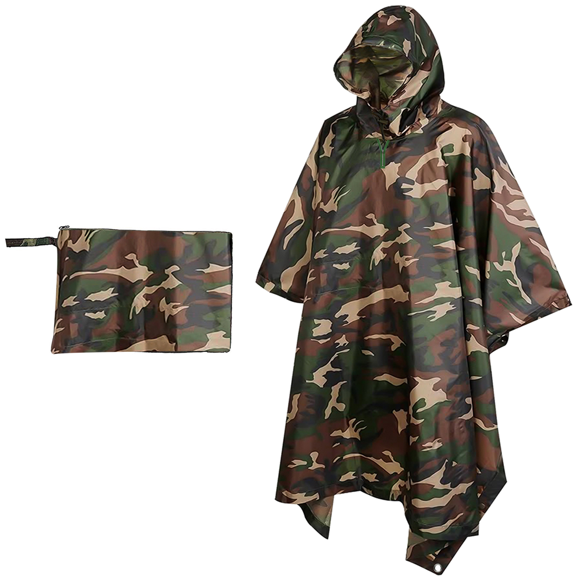 TEMU Rain Ponchos, Multifunctional Rain Capes, Tent Ground Sheet Mats, Emergency Lightweight Raincoats Waterproof Ponchos Lightweight For Men And