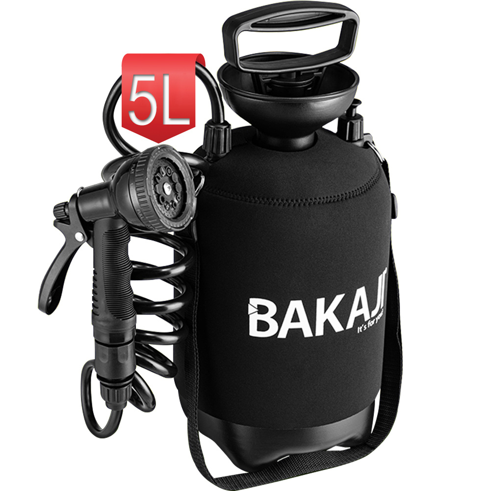 

Bakaji Portable Outdoor Multifunction Shower With Shoulder Strap, Space-saving Watering Can With , Portable Sprinkler Ideal For Garden, Camping, Activities, Plants