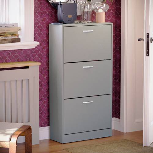 item picture 3 drawer shoe cabinet shoe rack hallway shoe storage cupboard