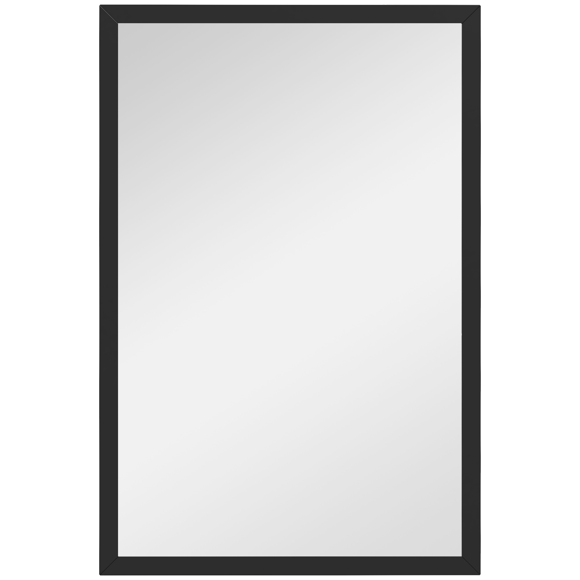 TEMU mural rectangulaire 24"x16" (60x40cm) par HOMCOM, avec un cadre en , idéal pour de bain, ou à coucher