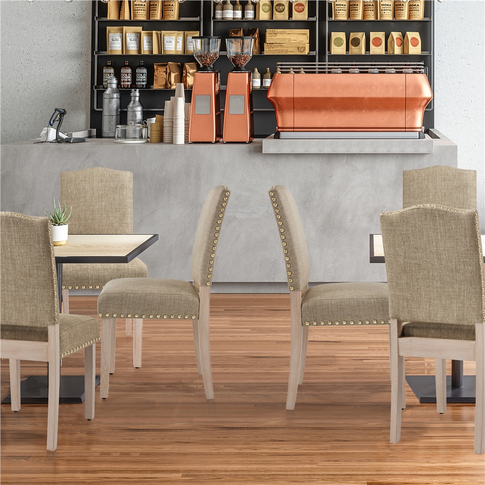 Image of Costoffs Modern Dining Chairs With High Backrest Armchair Kitchen Chair Dining Chair Versatile Upholstered Chair For Living Room Kitchen Dining Room