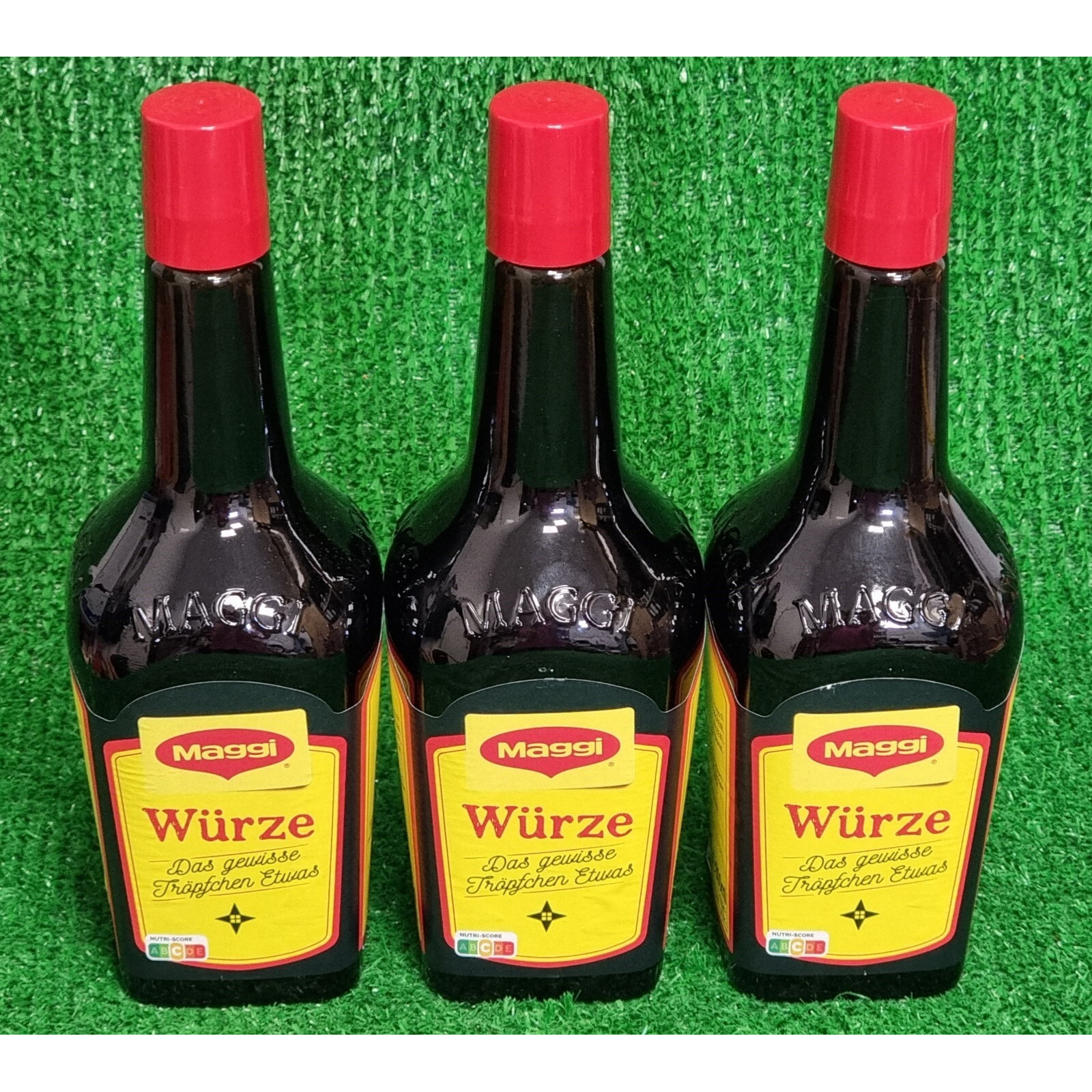 Image of 3x Maggi Seasoning 1000g Storage Bottle