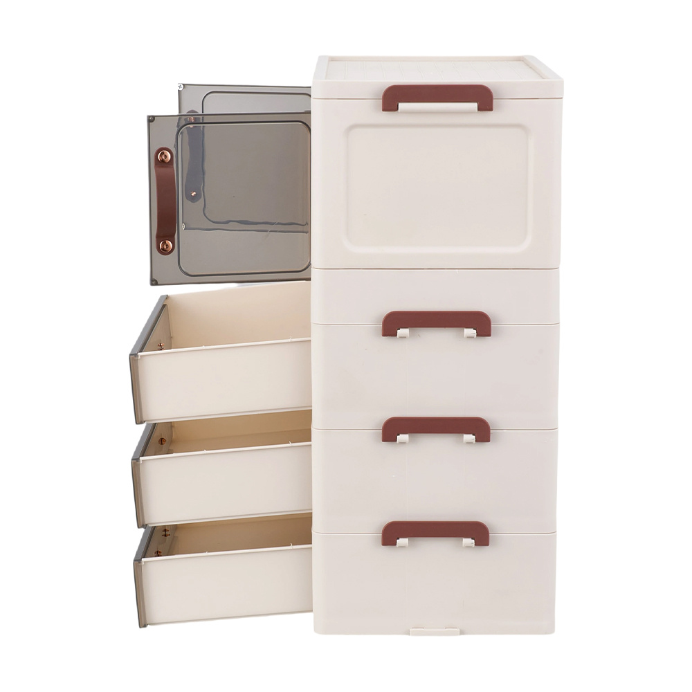 Multi-Drawer Clear Storage Organizer for Home & Office