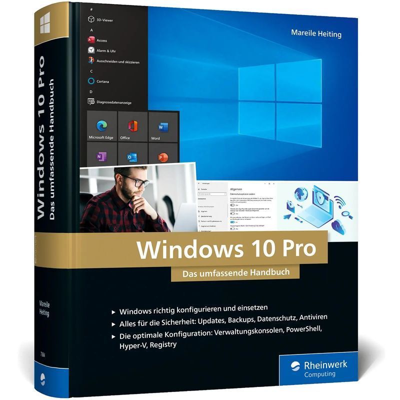 Image of Mareile Heiting: Windows 10 Pro / The Comprehensive Handbook. 1,000 Pages Of Windows Practice Including Powershell, Hyper-v, And More / Book / German / 2021 / Rheinwerk Verlag Gmbh