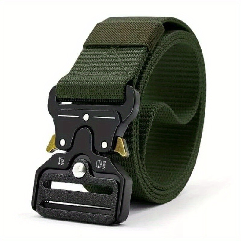Quick Release Tactical Work Belt for Men in Nylon