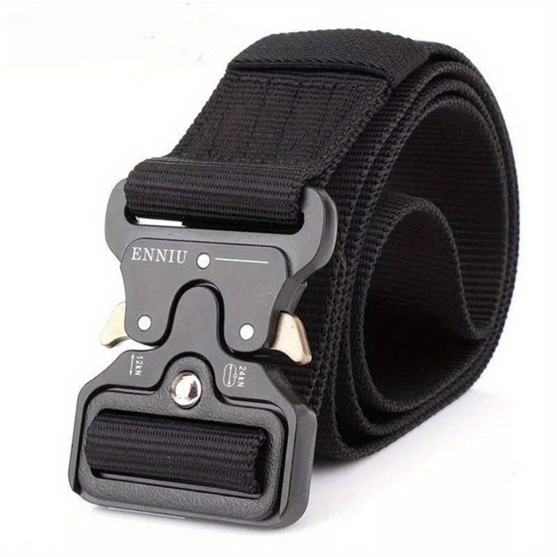 Quick Release Tactical Work Belt for Men in Nylon