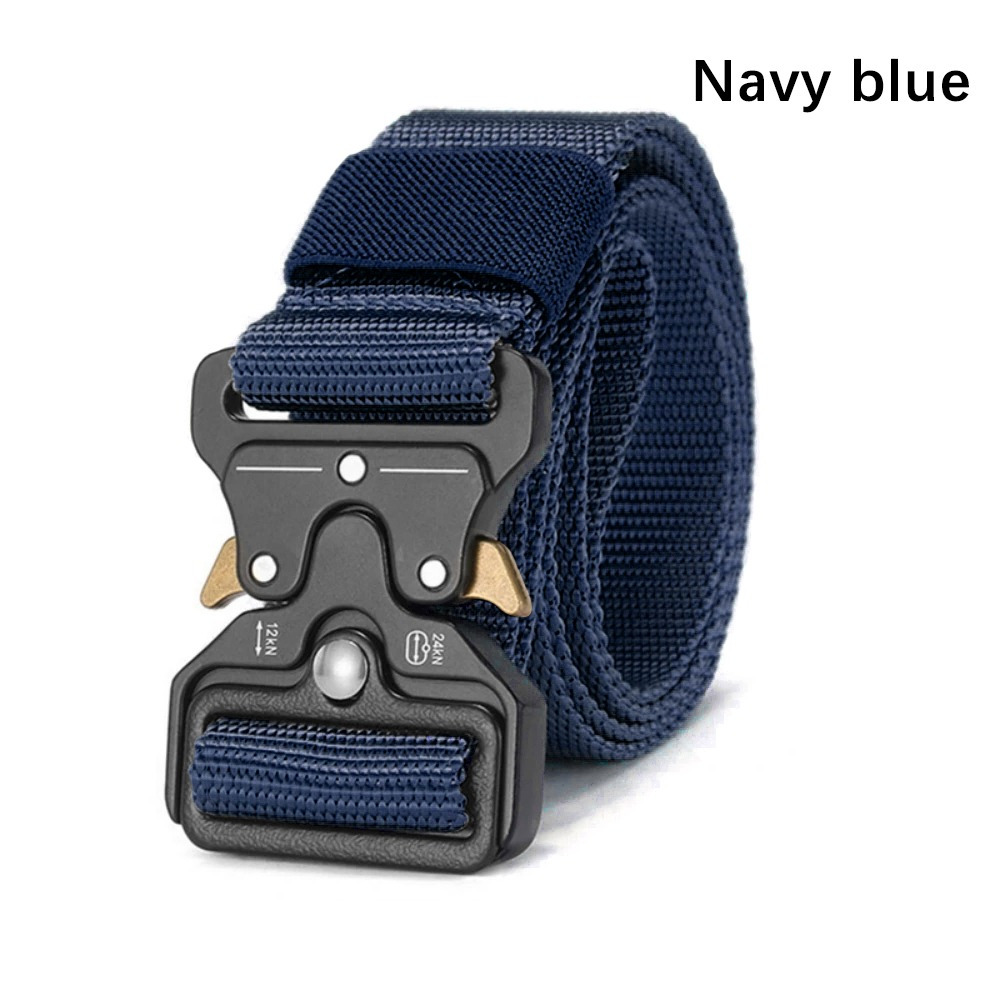 Quick Release Tactical Work Belt for Men in Nylon