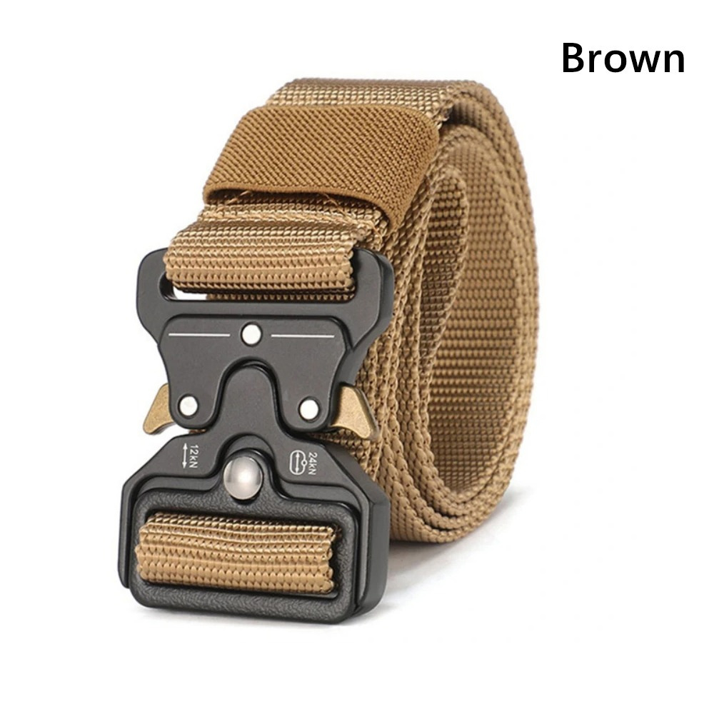 Quick Release Tactical Work Belt for Men in Nylon