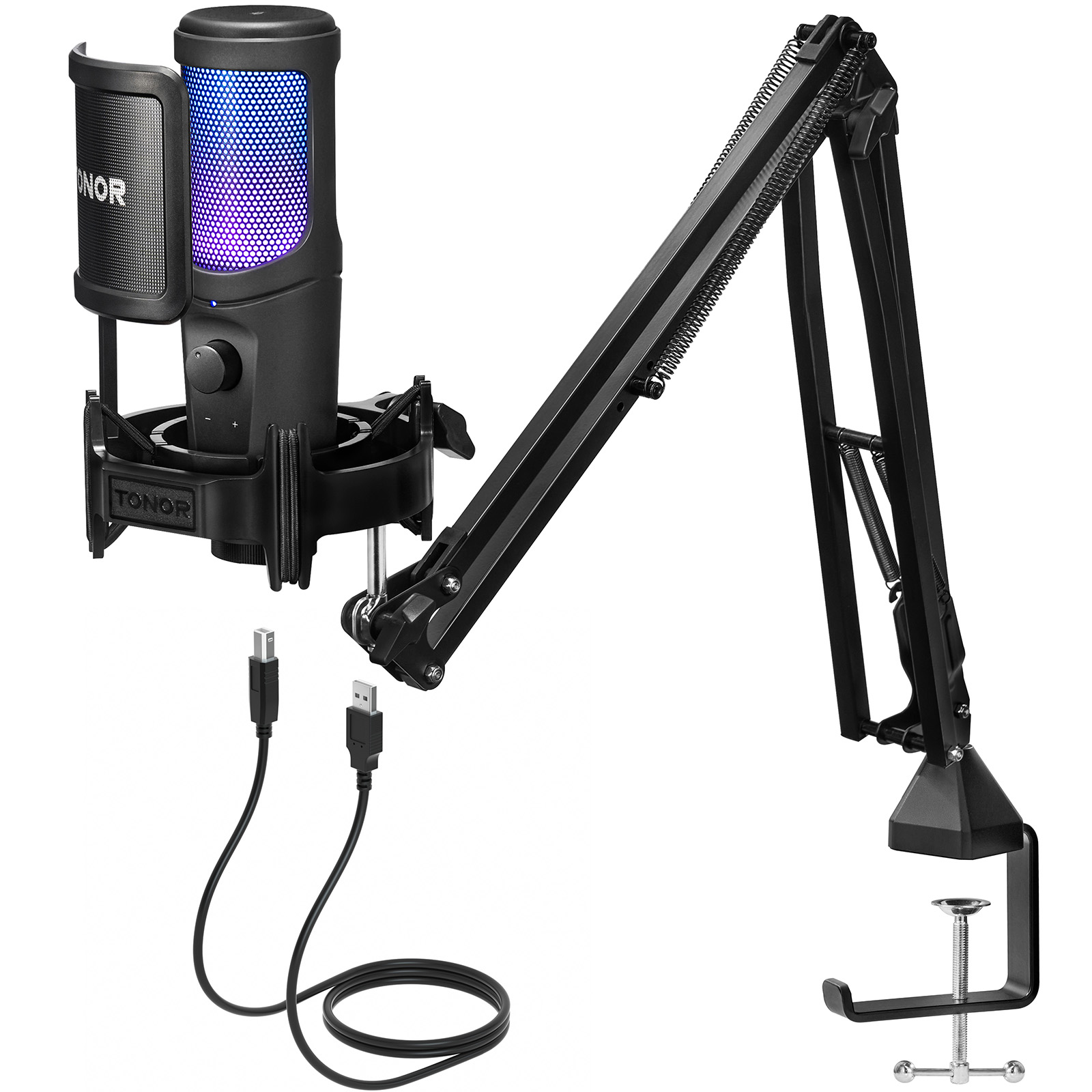 

Usb , Pc Broadcasting Mic, Mic Arm Stand, For Ps4/5 Youtube Twitch , Arm Tc40 Rgb