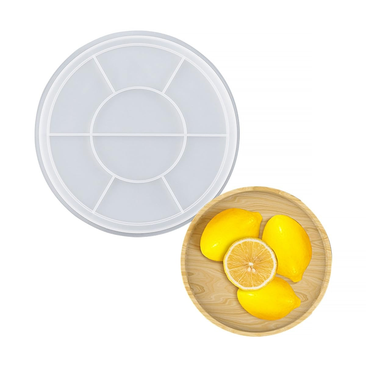 

Silicone Mould Tray, Silicone Mould Coaster Round, Silicone Mould Plate With Rim, Diy Coaster Casting Moulds, Silicone Mould Round Bowl, Jewellery Plate Casting Mould For Making Tray Crafts